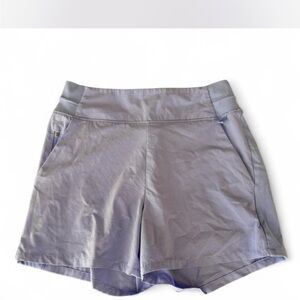 Athleta Lavender High-Waist Performance Shorts
